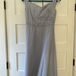 J.Crew Seersucker Midi Dress